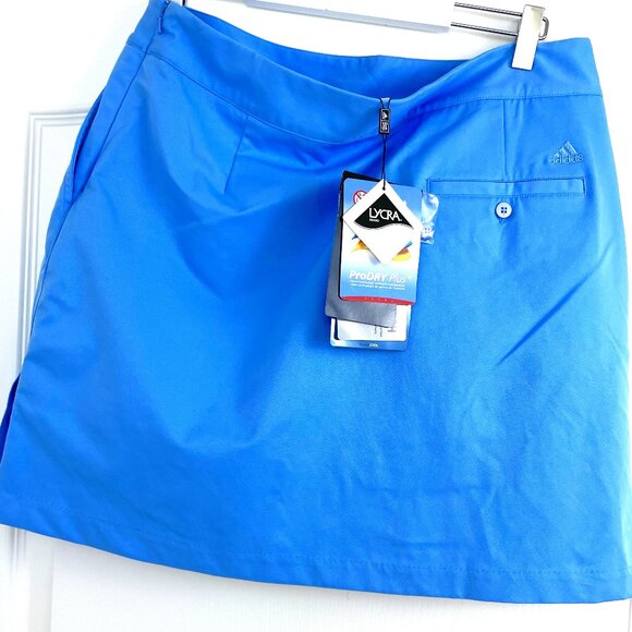 Adidas Climacool Womens Light Blue Skort NWT size 10 - Picture 1 of 11